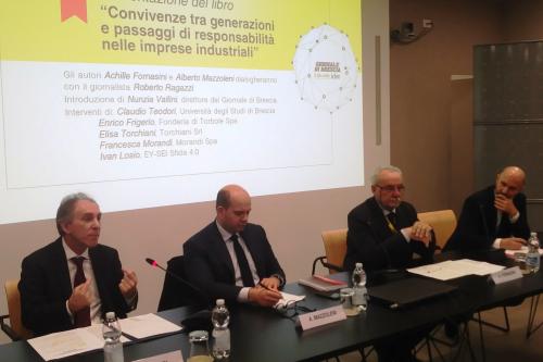  Presentazione del libro  “Convivenze tra generazioni e passaggi di responsabilità nelle imprese industriali” di Achille Fornasini e Alberto Mazzoleni