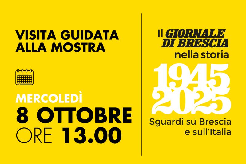 Visita guidata alla mostra | 8 ottobre 2025 alle ore 13.00