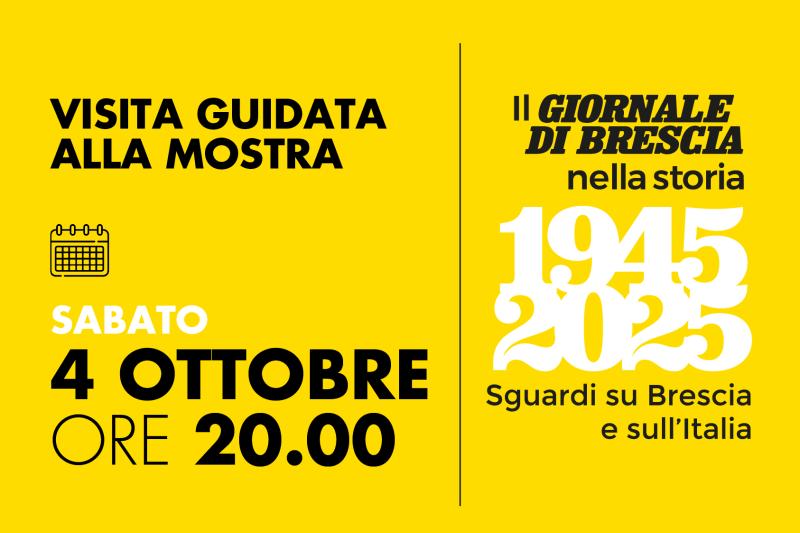 Visita guidata alla mostra | 4 ottobre 2025 alle ore 20.00